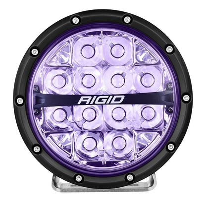 360-Series 6 Inch Off-Road Lamp Spot Beam RGBW Backlight Set of 2 Rigid Industries-4