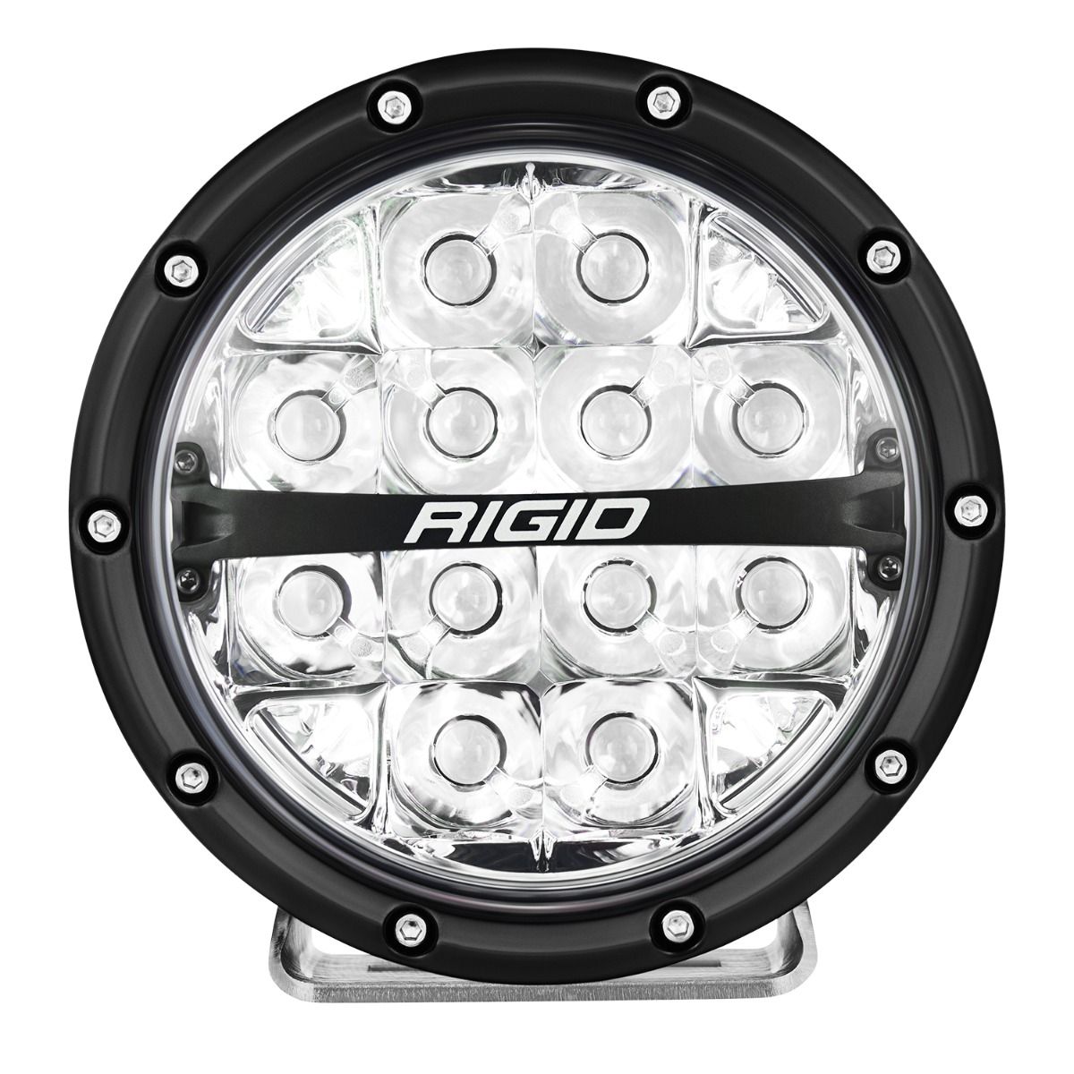 Rigid Industries 360-Series 6 Inch Off-Road Lamp Spot Beam RGBW Backlight Set of 2 Rigid Industries
