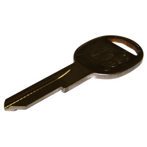 Blank Door Key for Select 1976-1991 Jeep CJs, YJ, XJ, MJ, SJ, J-Series Crown Automotive-2