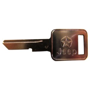 Ignition Key Blank for Select Jeep YJ, CJ-5, CJ-7, CJ-8, XJ, MJ, SJ, J-Series Crown Automotive-2