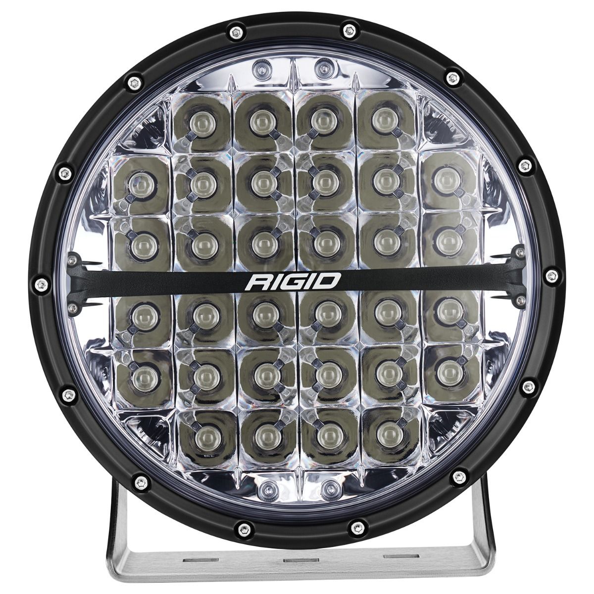 Rigid Industries 360-Series 9 Inch Off-Road Lamp Spot Beam RGBW Backlight Single Rigid Industries
