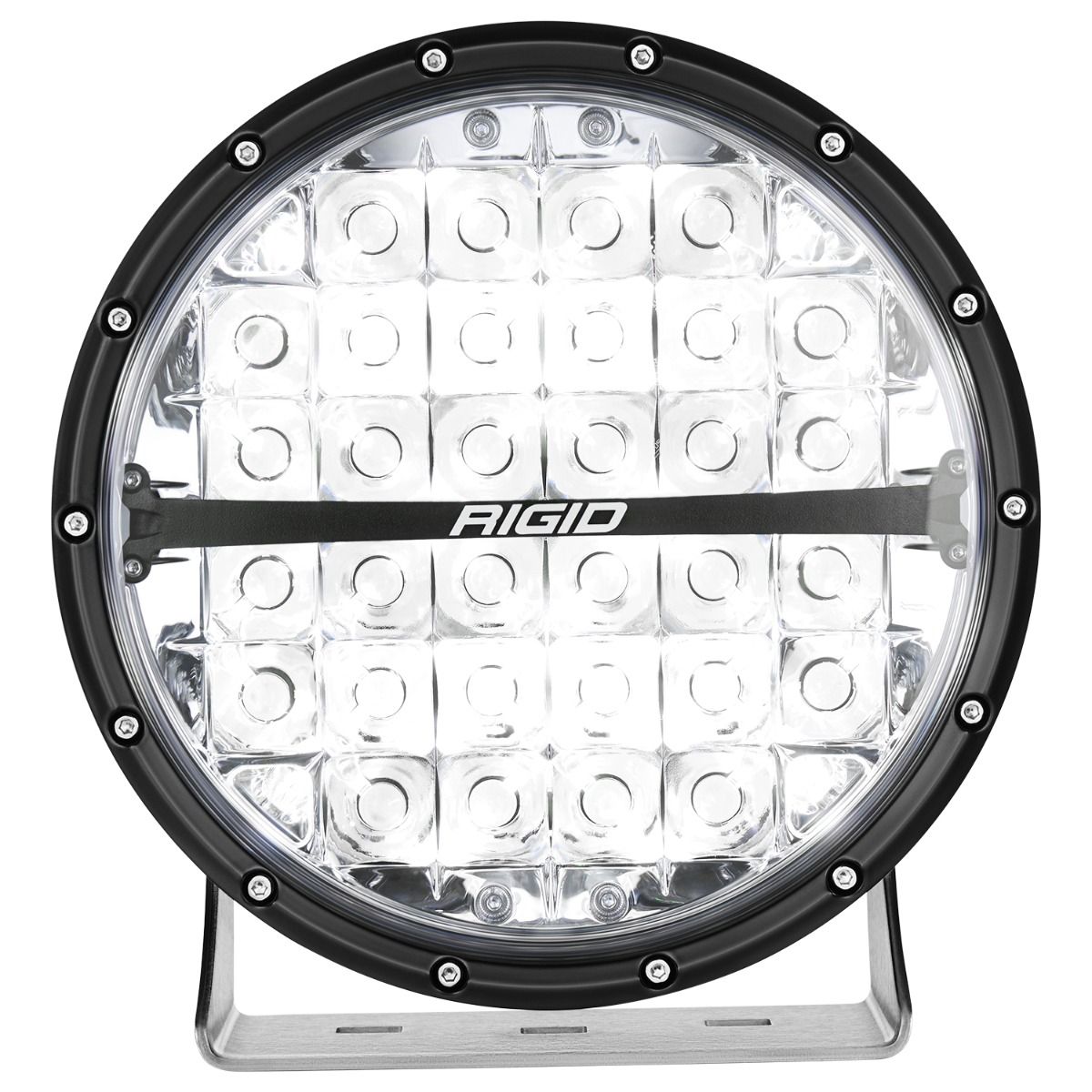Rigid Industries 360-Series 9 Inch Off-Road Lamp Spot Beam RGBW Backlight Single Rigid Industries