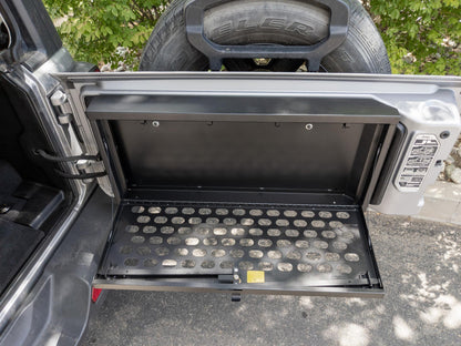 Tailgate Lockbox - 18-23 Wrangler JL MOLLE Panel Black Products Tuffy Security-7