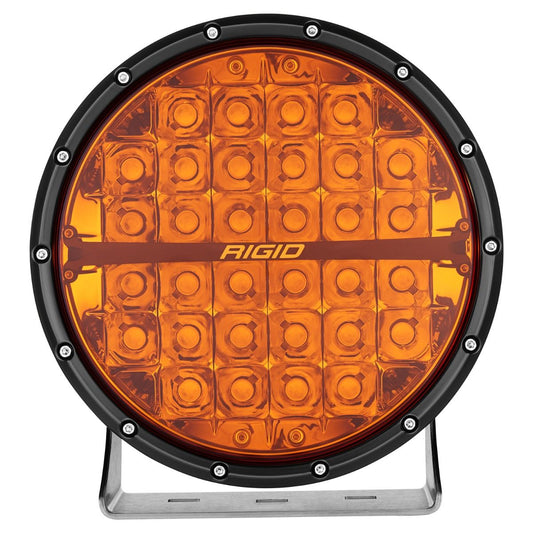 Rigid Industries 360-Series 9 Inch Off-Road Lamp Spot Beam Amber Lens Single Rigid Industries