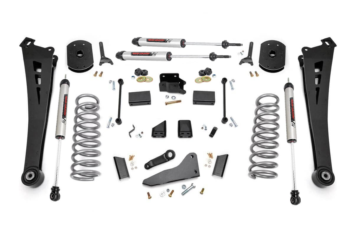 5 Inch Lift Kit FR Diesel Coil R/A V2 Ram 2500 4WD (2014-2018) Rough Country-1
