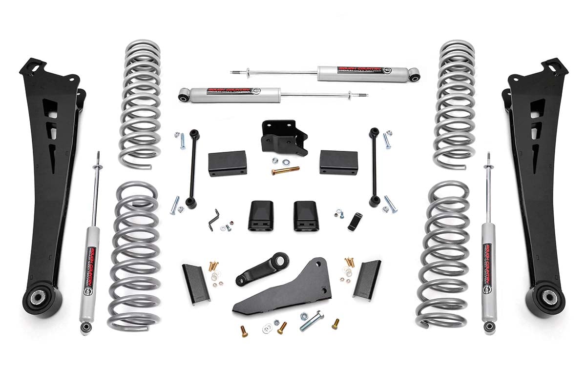 5 Inch Lift Kit Diesel Dual Rate Coils Ram 2500 4WD (2014-2018) Rough Country-1
