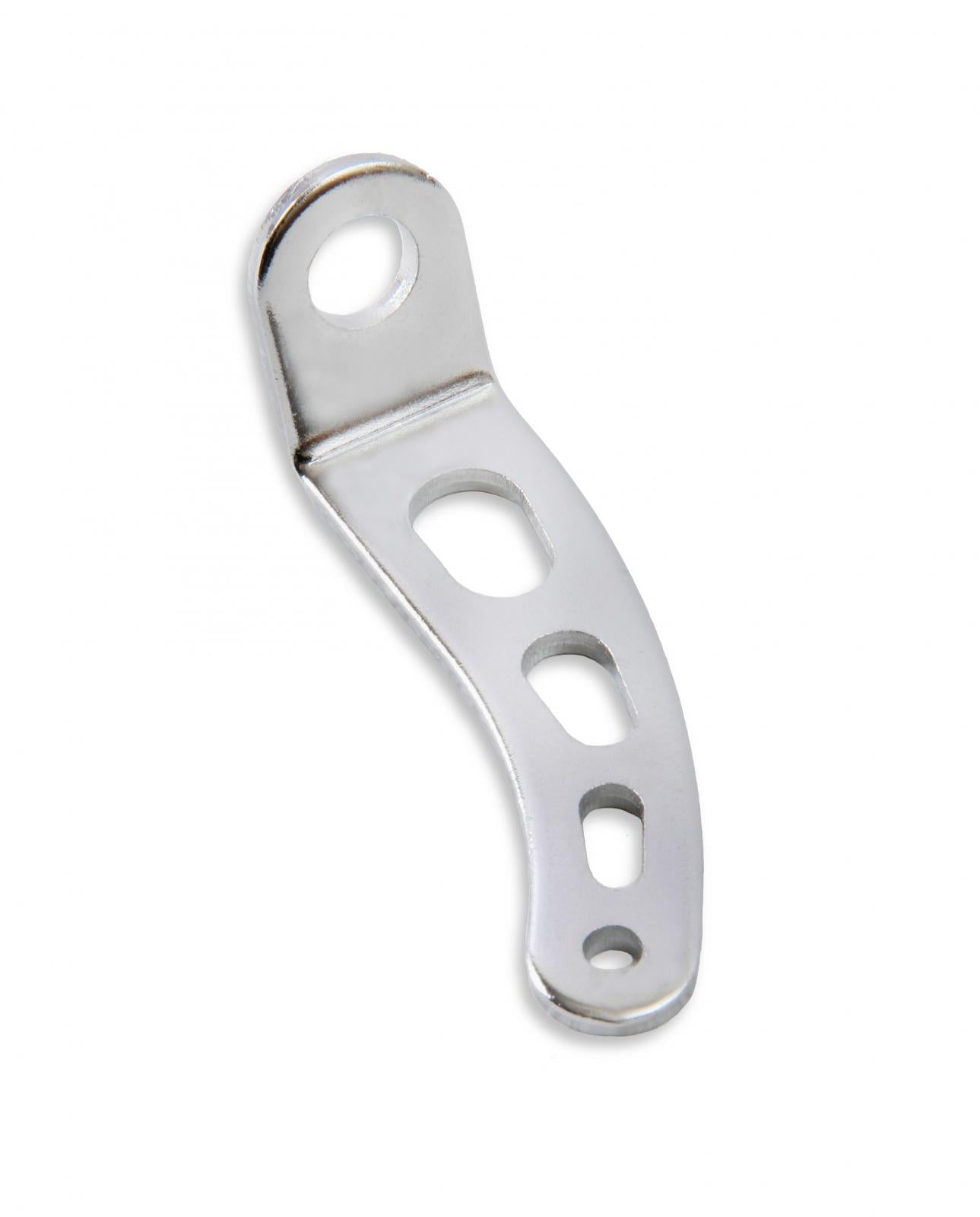 Chrome Throttle Spring Bracket Universal Design For Most Cars with a Throttle Cable Mr Gasket-3