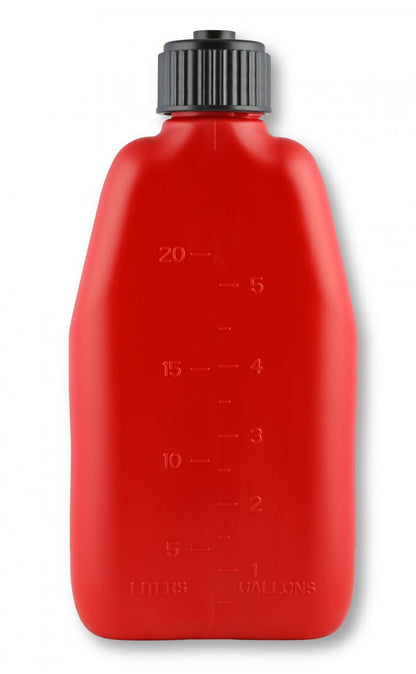 Utility Jug W/Filler Hose Square Plastic 5 Gallon Mr Gasket-20