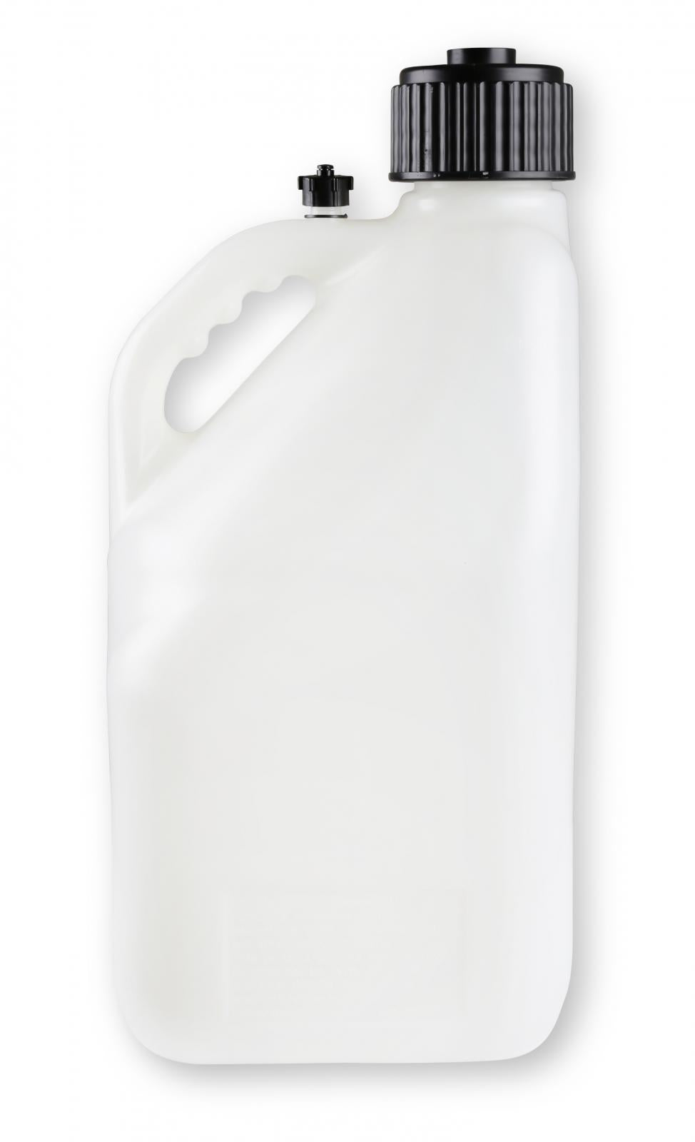 Utility Jug W/Filler Hose Square Plastic 5 Gallon Mr Gasket
