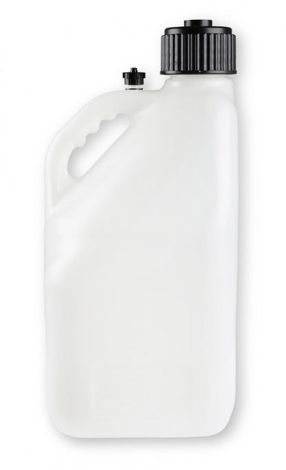 Utility Jug W/Filler Hose Square Plastic 5 Gallon Mr Gasket