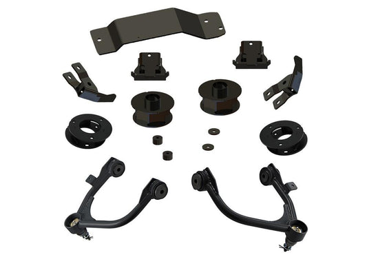 3.5 Inch Lift Kit 2007-2014 Chevy Tahoe and GMC Yukon 4WD with Cast Steel or Aluminum Control Arms Superlift-1