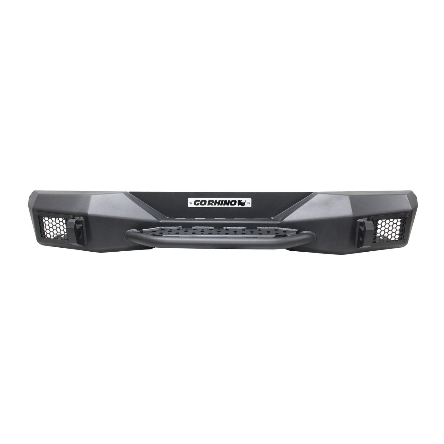 Rockline Rear Stubby Bumper Textured Black 2018-2026 Jeep Wrangler Go Rhino-6