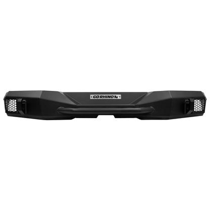 Rockline Rear Stubby Bumper Textured Black For 2007-2018 Jeep Wrangler JK Go Rhino-1
