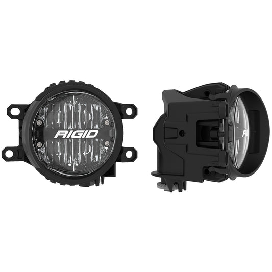 Toyota Fog Mount Kit For 10-20 Tundra/4Runner 16-20 Tacoma With 1 Set 360-Series 4.0 Inch SAE White Lights Rigid Industries