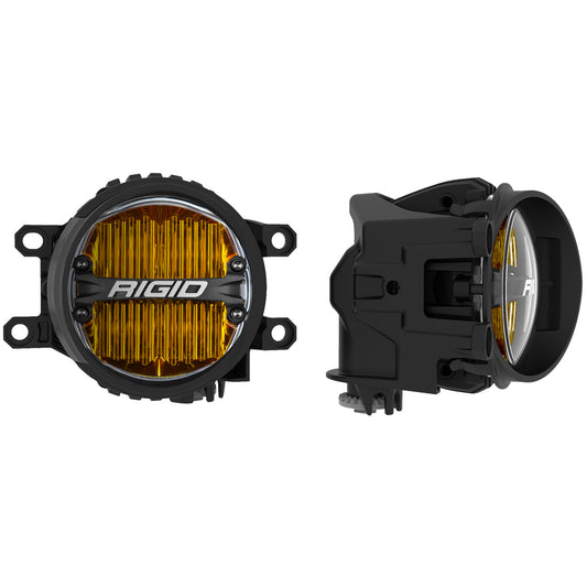 Rigid Industries Toyota Fog Mount Kit For 10-20 Tundra/4Runner 16-20 Tacoma With 1 Set 360-Series 4.0 Inch SAE Yellow Lights RIGID Industries