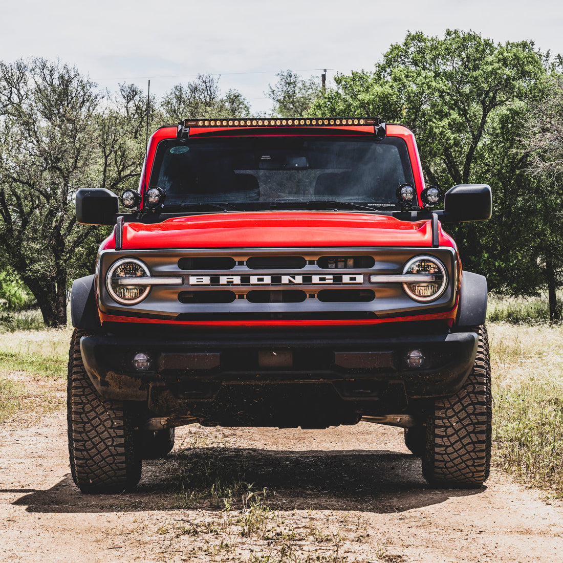 2021-Present Ford Bronco 360-Series PRO SAE Fog Kit White Rigid Industries-2
