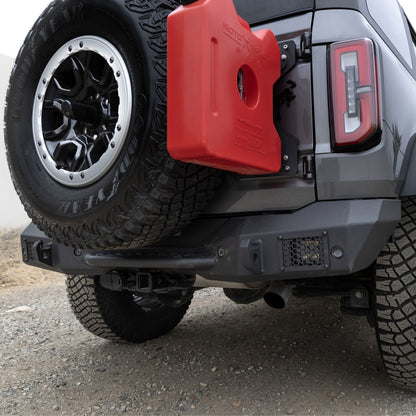 Rockline Rear Full Width Bumper for Ford Bronco Textured Black 2021-2026 Ford Bronco Go Rhino-4