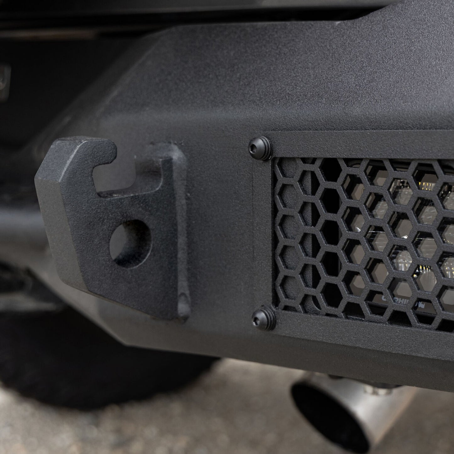 Rockline Rear Full Width Bumper for Ford Bronco Textured Black 2021-2026 Ford Bronco Go Rhino-5