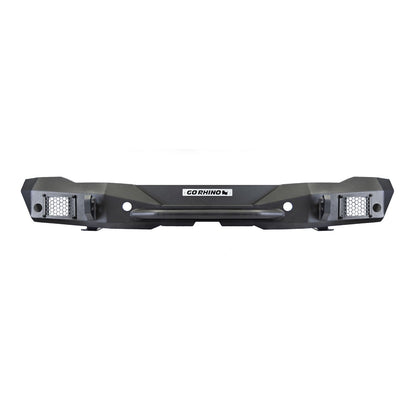 Rockline Rear Full Width Bumper for Ford Bronco Textured Black 2021-2026 Ford Bronco Go Rhino-8
