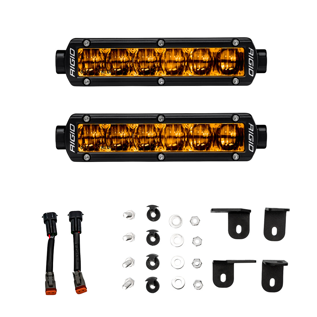 2022+ Toyota Tundra 6 Inch SR-Series Selective Yellow Fog Light Kit Rigid Industries
