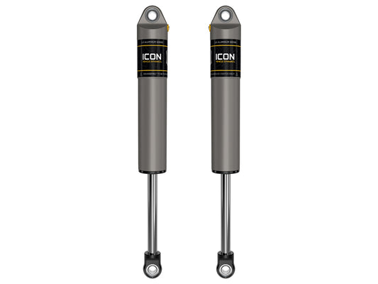 1999-2025 Ford F-250/F-350 Super Duty 3-6 Inch Lift Rear V.S. 2.5 Aluminum Series Shock Absorbers Internal Reservoir Pair ICON Vehicle Dynamics