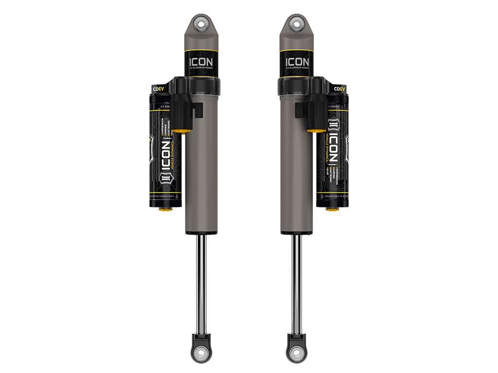 2017-2025 Ford F-250/F-350 Super Duty 4WD 0-3 Inch Lift Rear V.S 2.5 Aluminum Series Shocks Piggyback Reservoir W/ CDEV Pair ICON Vehicle Dynamics-3