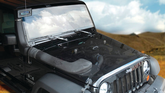 Closed Box Air Intake w/ Snorkel 07-11 Jeep Wrangler JK Volant-2