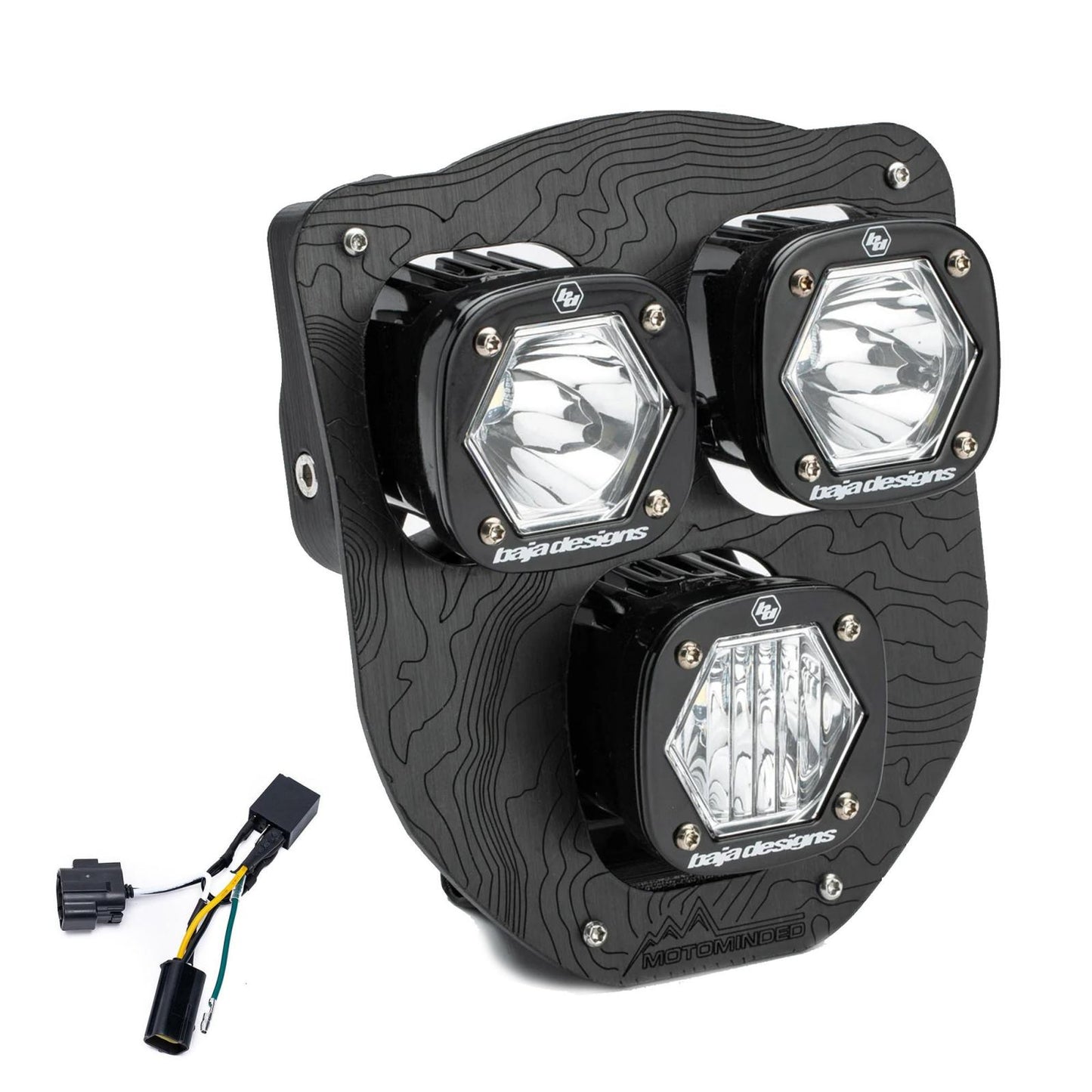 Husqvarna Triple S1 Hydra (D/C) LED Headlight Kit 2024-2025 Husqvarna FE, TE Baja Designs-1