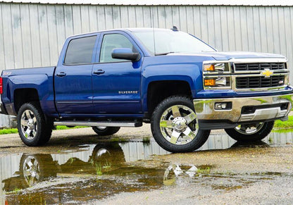 3.5 Inch Lift Kit 2014-2018 Chevy Silverado and GMC Sierra 2WD with Aluminum or Stamp Steel Control arms with Shocks Superlift-5