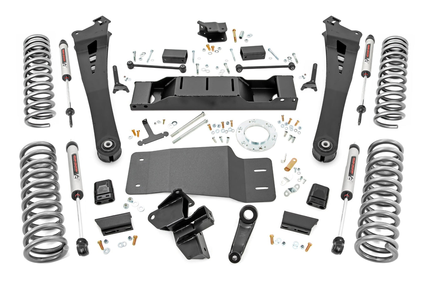 5 Inch Lift Kit Dual Rate Coils V2 Non-AISIN Ram 2500 4WD (2019-2024) Rough Country