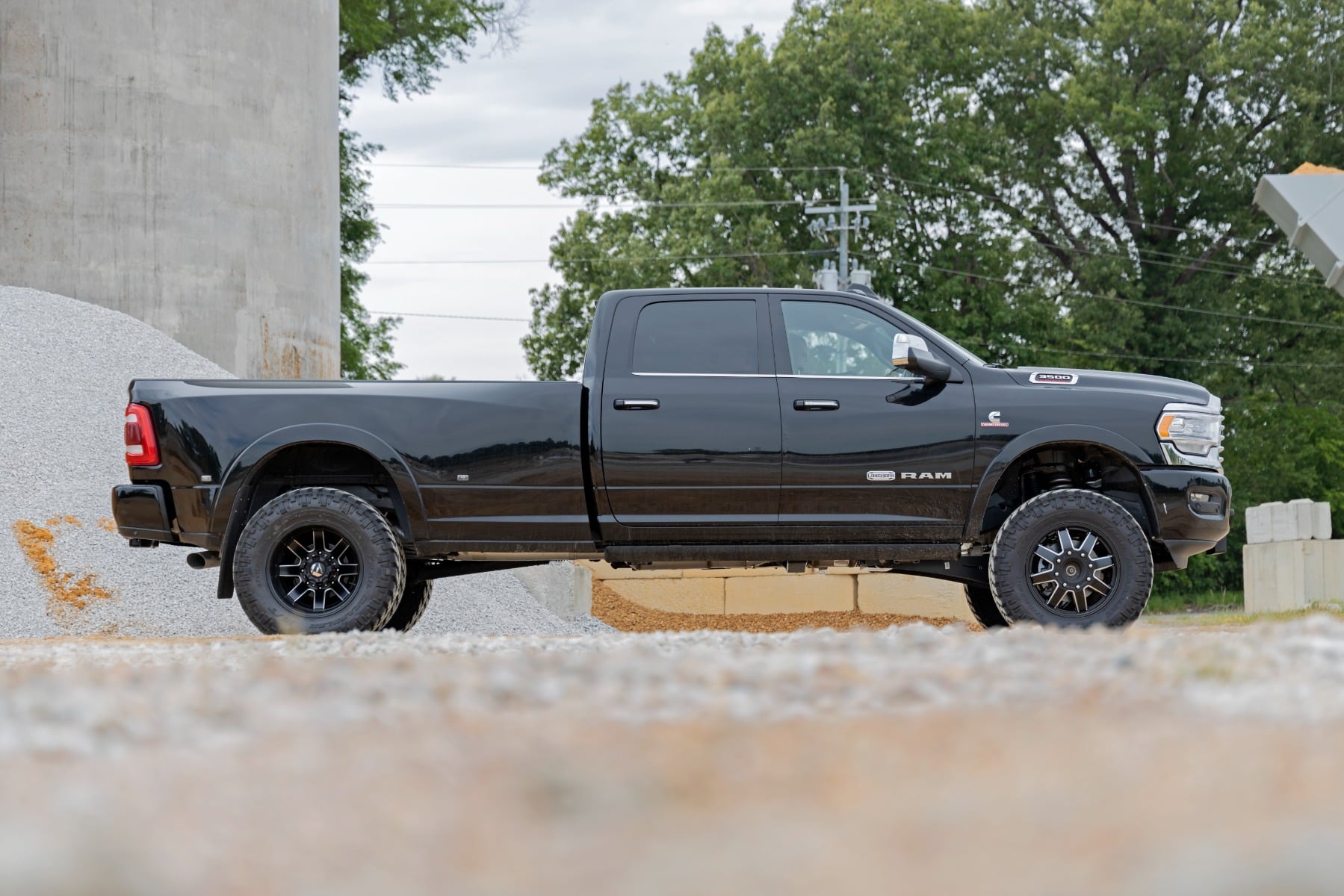 5 Inch Lift Kit Diesel AISIN V2 Ram 3500 4WD (2019-2024) Rough Country-2