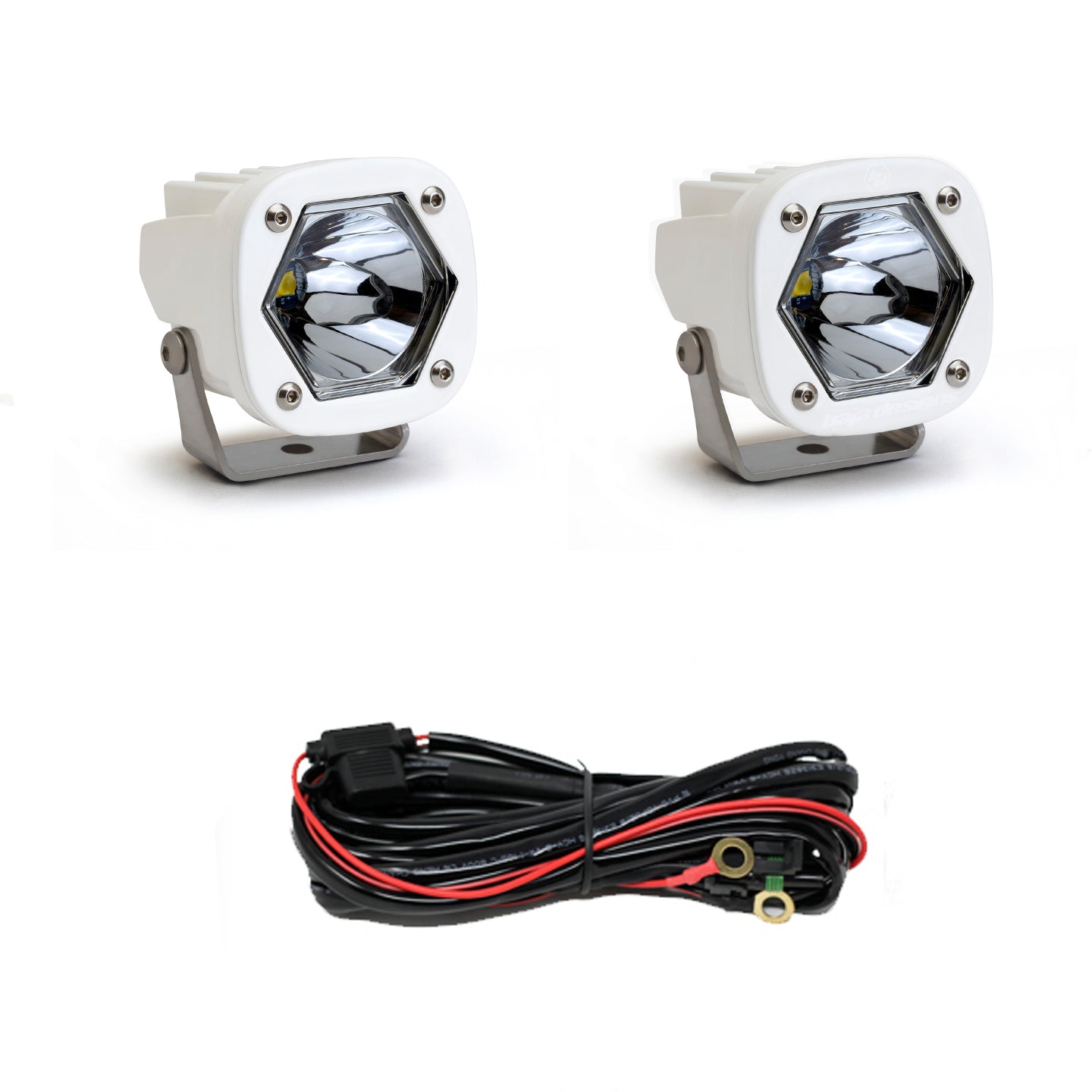 LED Light Pods S1 White Pair Baja Designs-4