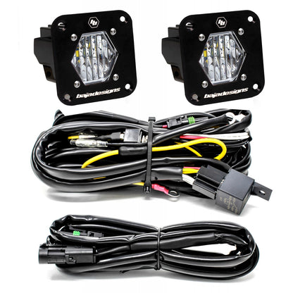 LED Light Pods S1 Pair LED Flush Mount Backup Kit Baja Designs-1