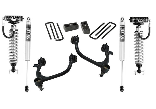 3 Inch Lift Kit 2019 (New Body Style)-2024 Chevy Silverado/GMC Sierra 1500 2WD/4WD with Fox Coilovers and Rear Shocks (excludes Trailboss or AT4) Superlift