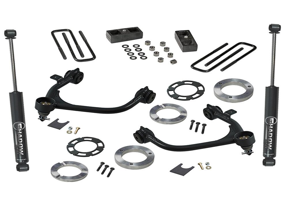 3 Inch Lift Kit 2019 (New Body Style)-2024 Chevy Silverado/GMC Sierra 1500 2WD/4WD with Rear Shocks (excludes Trailboss or AT4) Superlift-1