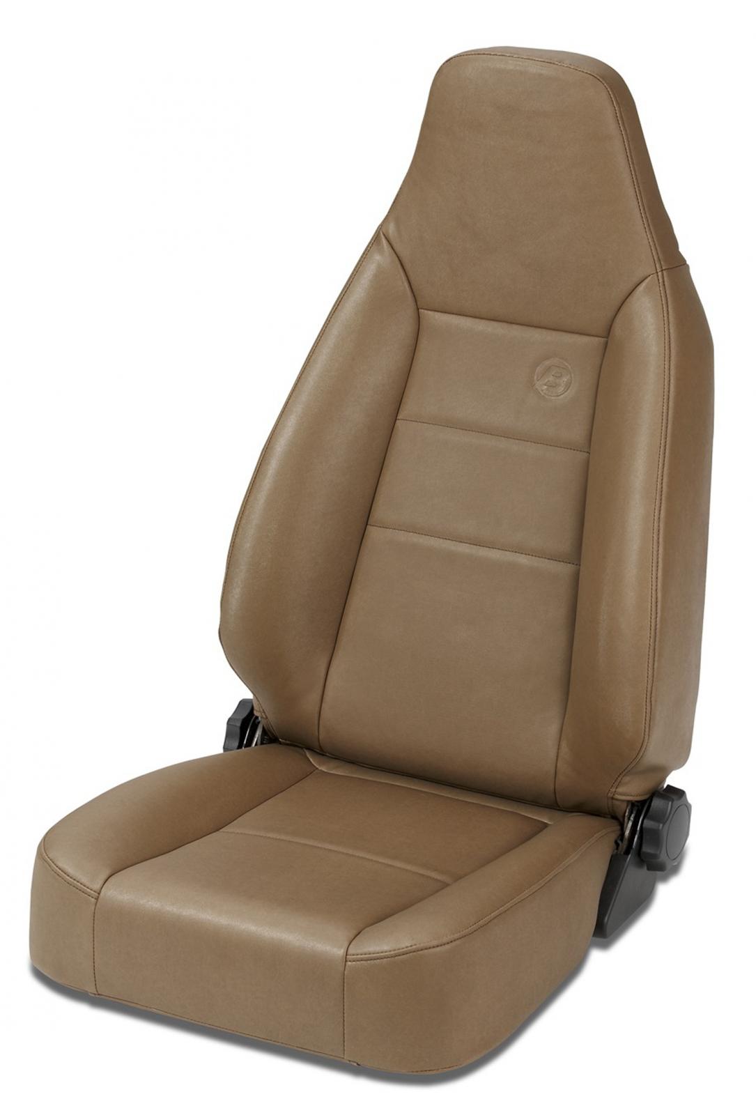 Trailmax II Sport High Back Bucket Seat For Jeep 1976-1986 CJ7 All Vinyl Spice Bestop