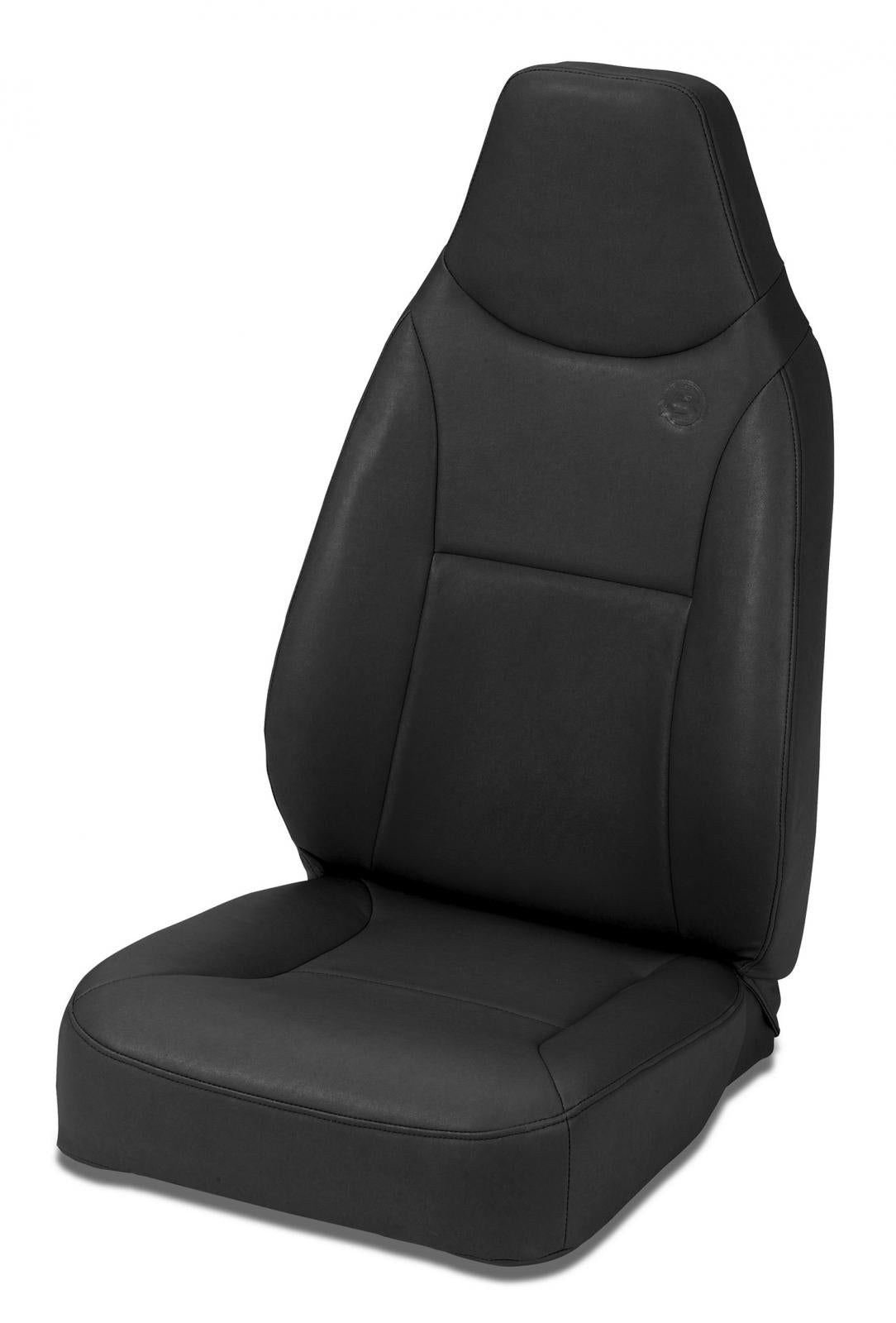 Trailmax II Standard Front High Back Fixed Bucket Seat For Jeep 1976-1986 CJ7 All Vinyl Bestop-3