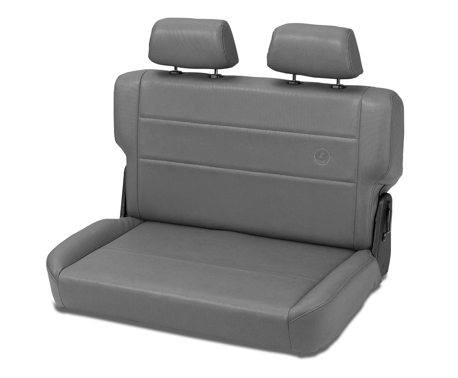 Bestop Jeep Rear Bench Seat Trailmax II Fold-N-Tumble Seat For Jeep 1955-1983 CJ5 All Vinyl Bestop