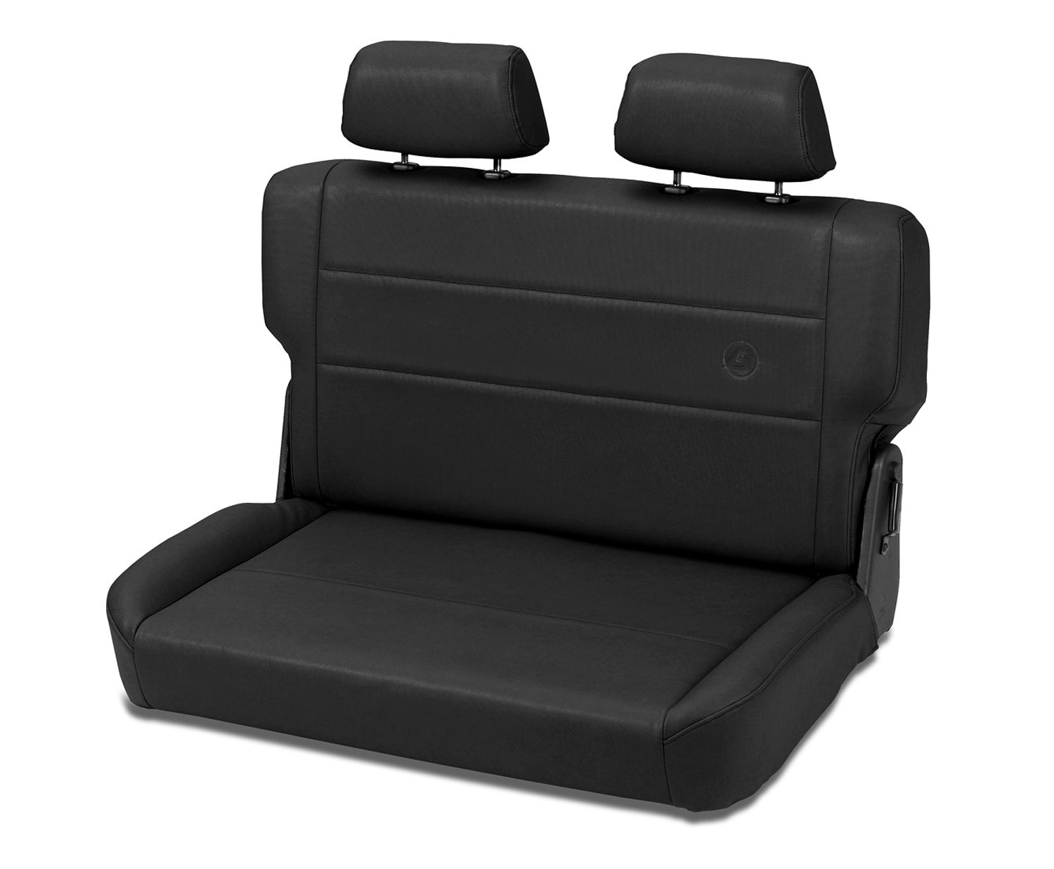 Bestop Jeep Rear Bench Seat Trailmax II Fold-N-Tumble Seat For Jeep 1955-1983 CJ5 All Vinyl Bestop