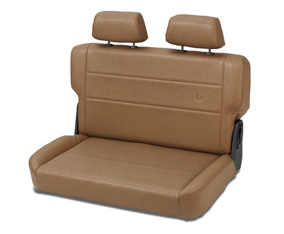Jeep Rear Bench Seat Trailmax II Fold-N-Tumble Seat For Jeep 1955-1983 CJ5 All Vinyl Bestop