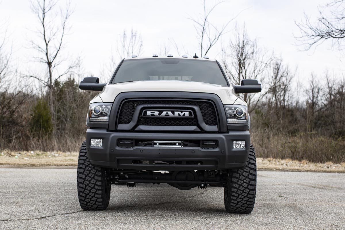 Rough Country 4.5 Inch Suspension Lift Kit Coil Springs Radius Arms 14-18 RAM Powerwagon 2500 4WD Gas Rough Country