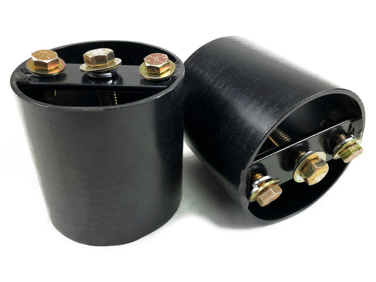 Tuff Country Suspension Air Bag Spacers 4 Inch Non Tapered Pair Tuff Country