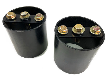 Suspension Air Bag Spacers 4 Inch Non Tapered Pair Tuff Country-1