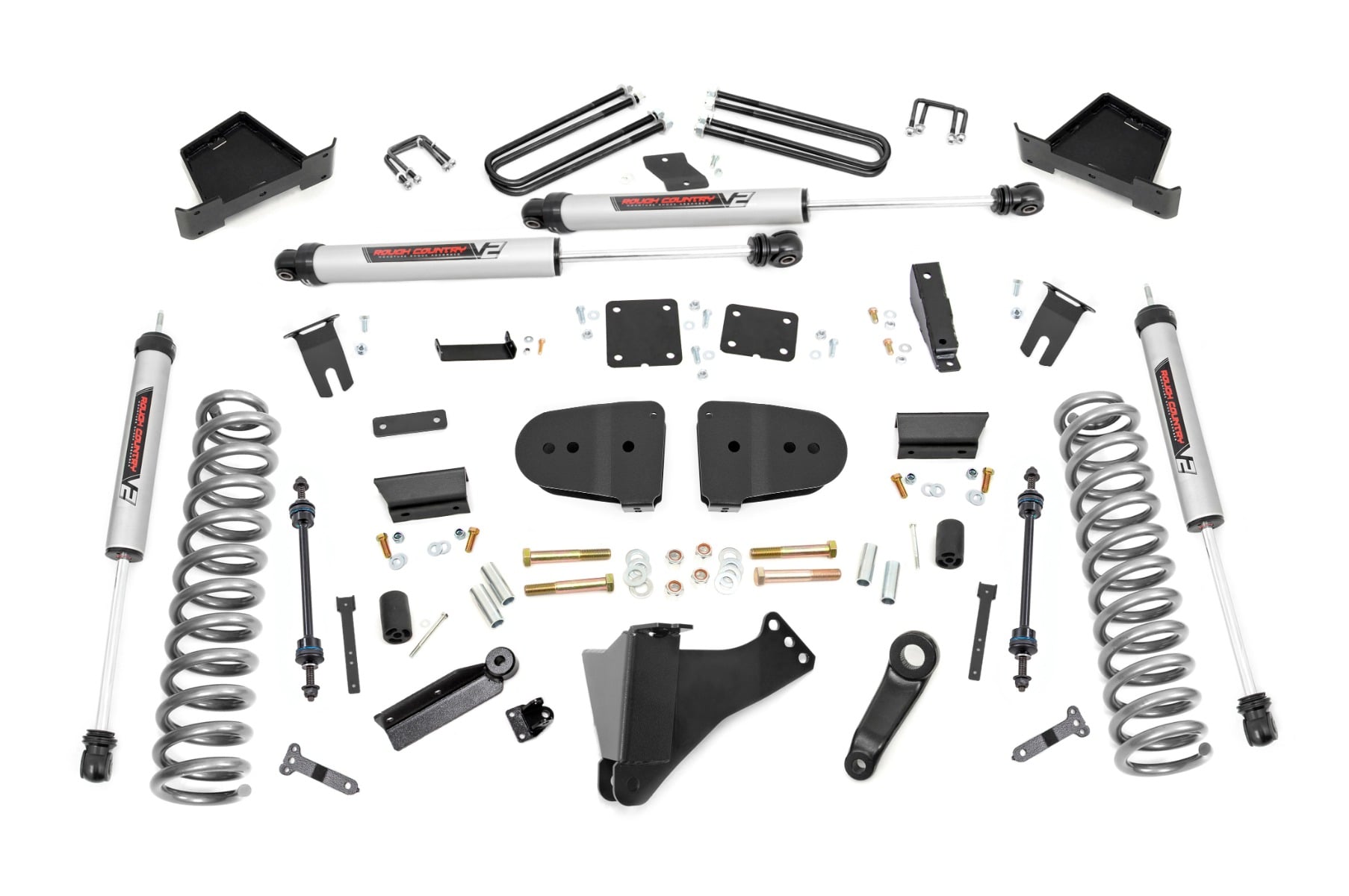 4.5 Inch Lift Kit V2 Diesel Ford F-250/F-350 Super Duty 4WD (2023-2026) Rough Country