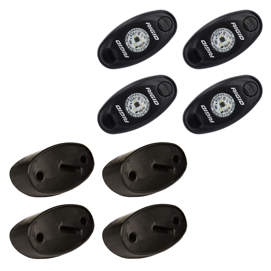 Rock Light Kit Red Set of 4 Lights A-Series Rigid Industries
