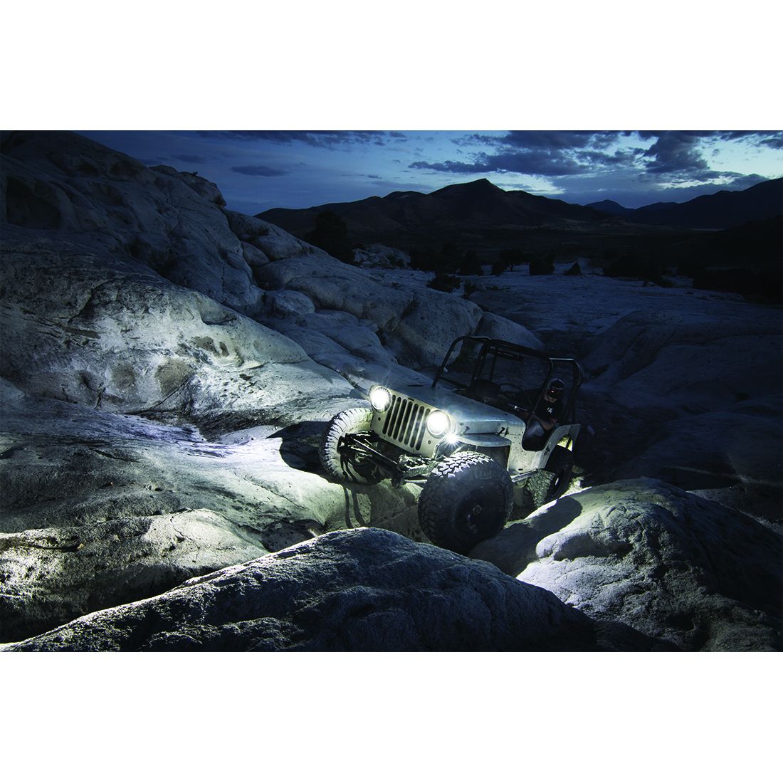 Rock Light Kit Cool White Set of 6 Lights A-Series Rigid Industries-1
