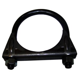 2-1/2 Inch U-Bolt Style Exhaust Clamp for 72-91 Jeep TJ, ZJ, SJ, & J-Series Crown Automotive-2