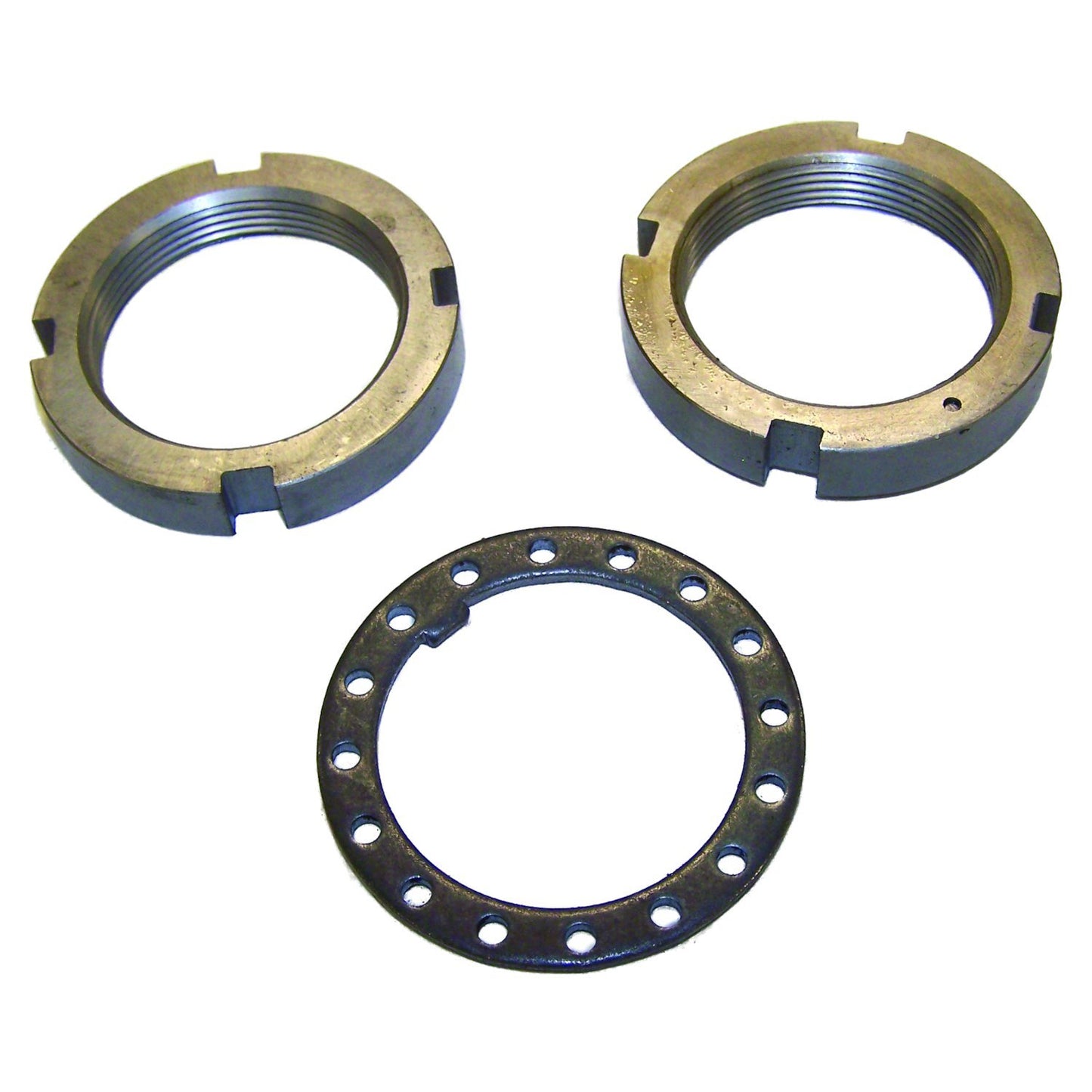 Front Spindle Nut Kit for 1974-91 SJ, J-Series (2 Spindle Nuts & 1 Lock Washer) Crown Automotive