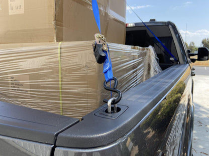 Raised Fit Retractable Tie-Down Anchors 2014 + Silverado/Sierra 1500/2500/3500 Bullring SpeedStrap-8