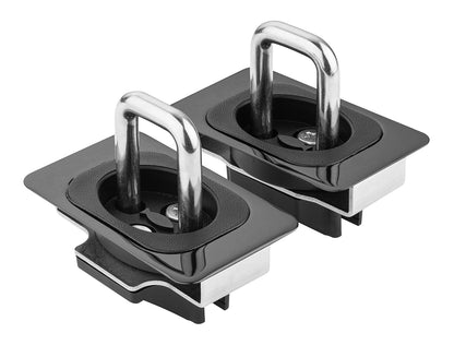 Gunmetal Flush Fit Retractable Tie-Down Anchors 2014 + Silverado/Sierra 1500/2500/3500 Bullring SpeedStrap-4